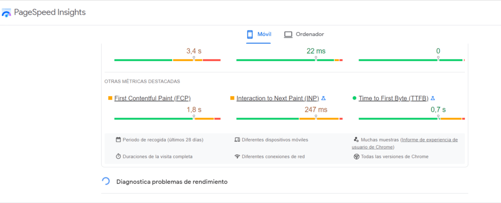 herramienta page speed insight